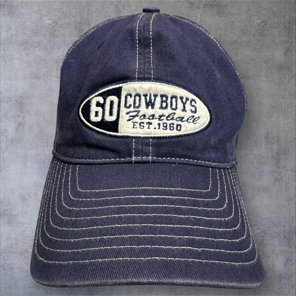 Dallas 60 Cowboys Football Reebok Hat Cap Back Strap Adjustable EST.1960